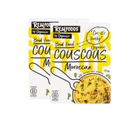 Realfoods by Organico | Organic Moroccan Couscous with Raisins & Cashews, 250g (Pack of 2)