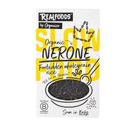 Realfoods by Organico | Organic Nerone Black Rice - Antioxidant-Rich, Heart & Eye Health Support, High-Fibre Whole Grain, 500g (Pack of 4)