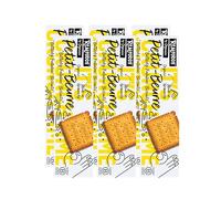 Realfoods by Organico | Organic Petit-Beurre Pure Butter Biscuits - Classic French, Perfect with Tea - 3 Packs of 5, 150g (Pack of 6)