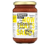 Realfoods by Organico | Organic Puttanesca Sauce - Bold, Savory & Authentically Italian | 350g (Pack of 1)