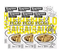Realfoods by Organico | Organic Riccioli Pasta - Bronze-Cut, Slow-Dried, Traditional Italian Pasta from Bari, Puglia - Premium Quality, Authentic Taste, 500g (Pack of 6)