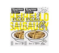 Realfoods by Organico | Organic Riccioli Pasta - Slow-Dried, Sun-Grown, Soulful, 500g (Pack of 2)