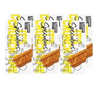 Realfoods by Organico | Organic Speculoos Biscuit with Fairtrade Ingredients - Belgian Cinnamon Coffee Biscuit with Honey - 12 Crunchy Biscuits, 125g (Pack of 6)