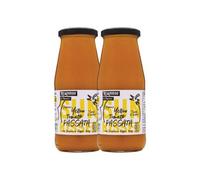 Realfoods by Organico | Organic Yellow Passata - Sweet, Mellow, and Perfect for Gourmet Creations, 420g (Pack of 2)