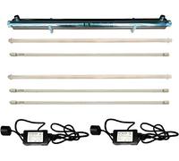 Realgoal UV 55w Water Purifier 12GPM, with Extra 2 UV-Filter, Extra 1 Quartz Sleeve, Extra 1 Ballast, UV Water Filter for Whole House Purification