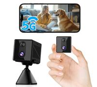 realhide 2025 Upgraded 5GHz WiFi Hidden Spy Camera, 4K Wireless Indoor Security Cam, Surveillance Nanny Cam, Pet & Car Camera with 100-Day Battery Life