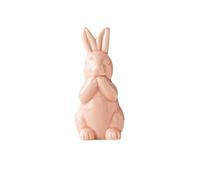 realideas Spring Easter Bunny Figurine, Pink Porcelain Bunny Statue - Mini Easter Bunny Statue, Spring Bunny Figurines, Rabbit Statues, Easter Bunny Figurine Decoration, Indoor Decoration, Home