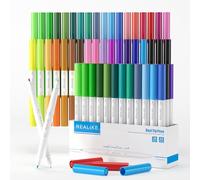 REALIKE 36 Counts Sublimation Pen Infusible Marker Compatible with Cricut Maker 4Explore Air 1.0/0.4 Dual tips Drawing Blank Tumbler Mugs T-shirt