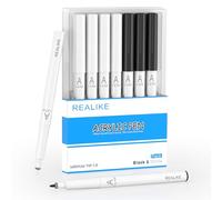 REALIKE Acrylic Metallic Marker Pen Set 1.0mm Tip are compatible with Cricut Maker 3/4 for Drawing Painting Art Supplies