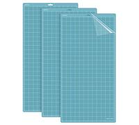 REALIKE Cutting Mat for Cricut Explore Machine,Cricut Expression Machine Maker 30.48cmX60.96cm 12x24 inch Adhesive Sticky Cutting Mats 3Pack Replacement Vinyl Cutting mat for Craft Sewing Lightgrip