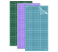 REALIKE Cutting Mat for Cricut Explore Machine,Cricut Expression Machine Maker 30.48cmX60.96cm 12x24 inch Adhesive Sticky Cutting Mats 3Pack Replacement Vinyl Cutting mat for Craft Sewing Varietygrip