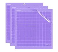 REALIKE Cutting Mat for Silhouettes Cameo,12X12 inch Adhesive Sticky in 3Pack Flexible Replacement Vinyl Cutting mat for Craft Sewing