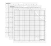 REALIKE Cutting Mat for Silhouettes Cameo,12X12 inch Adhesive Sticky in 3Pack Flexible Replacement Vinyl Cutting mat for Craft Sewing