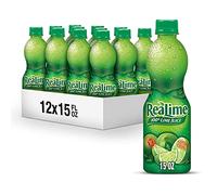 ReaLime 100 percent Lime Juice, 15 fl oz bottles (Pack of 12)