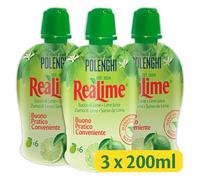 ReaLime Lime Juice 3 x 200ml - Tasty, Practical, Convenient - Blended from Selected Origins