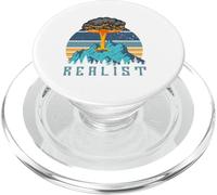 Realist | Nuclear Explosion | Conspiracy Theory PopSockets PopGrip for MagSafe
