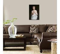 Realist Portrait Art Prints On Canvas Painting Pleasant Burden William Adolphe Classical Artwork For Grand Hallway Foyer(50x70CM/Frameless)