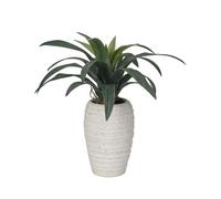 Realistic 20" Real Touch Fake Succulent Plant in a Beige Pot - Perfect for Indoor and Outdoor décor