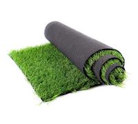Realistic 25mm Artificial Grass Turf - Non-Toxic Synthetic Ln Rug for Garden Dollhouse Home Decor Outdoor Landscaping Indoor/Outdoor Use 1x11m (3x36ft)
