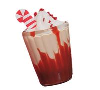Realistic 6 Mix Coffee Latte Art Dollhouses Miniature Tiny Drink Miniature Doll House Accessories Pretend Play Toys