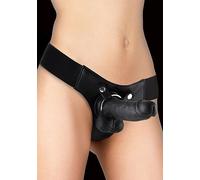 Realistic - 8 Inch - Strap-On - Black
