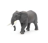 Realistic African Elephant Figurine Toy, Wild Life Collection, Kids Ages 3+ | Educational play discovering wildlife | 16.1 x 8.9 x 9.8 cm | hand-painted | a truly great original gift for girls and boys
