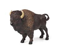 Realistic American Bison Figurine Toy, Wild Life Collection, Kids Ages 3+ | Educational play discovering great wild mammals | hand-painted | a truly original gift idea for girls and for boys too