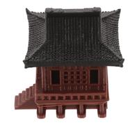 Realistic and Statue Pavilion Chinese Style Aquarium Lightweight Plastic Pavilion Ornament Suitable for Garden Fish Tank and Sand Table Indoor and Outdoor Decor