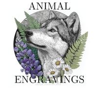Realistic Animal Engravings Coloring Book for Teens, Adults, and Seniors: Grayscale Nature and Wildlife Scenes with Flowers and Landscapes in a ... Therapy Activity for Grown-Up Men and Women
