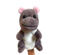 Realistic Animal Hand Puppet - Plush Zoo Character Toy for Telling Stories, Interactive Play Aid | Cute Tiger Puppet for Theatrical Performances, Games