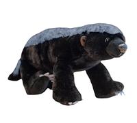 Realistic Animal Plush - Badger Soft Toy, Honey Badger Plush Toy - Realistic Wildlife Doll, Unique Africa, Simulation Animal Figure, Decorative Home Ornament | Cute African Stuff