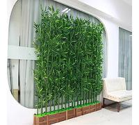 Realistic Artificial Bamboo Fence - Durable for Outdoor Terrace, Indoor Office, Garden Decor, Easy Installation, UV Resistant, Perfect for Landscaping