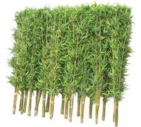 Realistic Artificial Bamboo Trees for Indoor & Outdoor Decoration - 1m to 2m Tall Faux Plants for Home, Office,Garden(2m Tall 40 Pack)