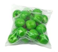 Realistic Artificial Fruit Set 10pcs Plastic Fake Food(Green Apple)