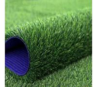 Realistic Artificial Grass Carpet2cm Thick UV Protected Turf for Patios Roof Terraces & Swimming Pools6M (19.6FT) Durable Outdoor Flooring