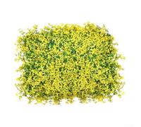Realistic Artificial Grass Mat 40x60cm for Wall Decor(yellow)