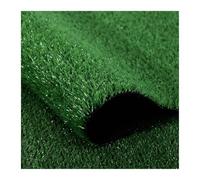 Realistic Artificial Grass Mat for Indoor & Outdoor Use Ln Turf for Garden Balcony Projects Schools Landscaping Dark Green (2pcs 100x50cm)
