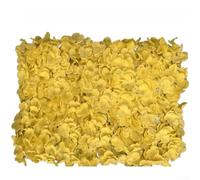 Realistic Artificial Hydrangea Flower Wall Panel 40x60cm Silk Floral Backdrop for Wedding Decor Party Event Photography Display White Red Blue Pink (Yellow)