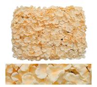 Realistic Artificial Hydrangea Flower Wall Panel 40x60cm Silk Floral Backdrop for Wedding Decor Party Event Photography Display White Red Blue Pink (Sparkling Yellow)