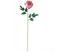 Realistic Artificial Peony Flowers, Deep Purple Plastic Crepe Fabric Bloom for DIY Floral Arrangements, Home Decor, Wedding Centerpieces & Photography Props, 20.3x6.1 Inch(Pink)