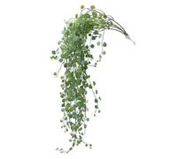 Realistic Artificial String of Hearts Plant, Green Faux Succulent Plant, Artificial Trailing Plant, Stem Pick Realistic Green Trailing Stem 80cm, Faux Trailing Houseplant, Faux Greenary Decoration