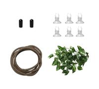Realistic Artificial Terrariums Plant Vine For Reptiles Habitat Decoration Climbing Set Fishtanks Landscape Terrariums Decorative Reptiles