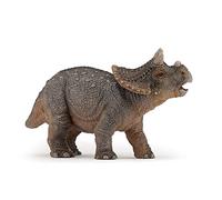 Realistic Baby Triceratops Figurine, Dinosaurs Collection, Kids Ages 3+ | A young herbivore with a bony neck frill | hand-painted | a piece to display and collect | gift idea for girls and boys