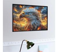 Realistic Bald Eagle Close Up 500 Piece Jigsaw Puzzle for Adults Fantastic Beasts Date Night Activity Couple Bonding Beautiful Design Ideal Anniversary Present 500 PCS