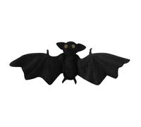 Realistic Bat Halloween Decoration - Needle Felted Animal Doll, Multi-Purpose Soft Felt Figurine, Cute Spooky Design | Decor For Haunted Houses, Cosplay Parties, Displays, Themed Events
