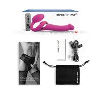 Strap-On-Me Licking Remote Control Vibrating Strapless Strap-On - Pink Pink