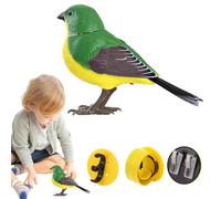 Realistic Birds - Electric Interactive Toy | Light and Sound Controlled Bird | 13.5 * 9 Cm, Realistic Simulation Birds Making Sounds, Tree Ornaments for Home and Garden Decorations, Pet Supplies