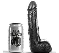 Realistic black and soft-touch 20 cm dildo, Width 200 mm, Length 45 mm, Depth 45 mm, Department Couple, Poids 0.400 Kg, Color Black