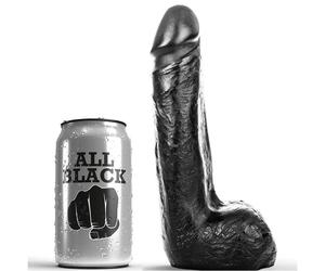 Realistic black and soft-touch 20 cm dildo, Width 200 mm, Length 45 mm, Depth 45 mm, Department Couple, Poids 0.400 Kg, Color Black