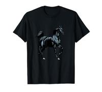 Realistic Black Arabic Horse Arabian Horse Value Graphic T-Shirt